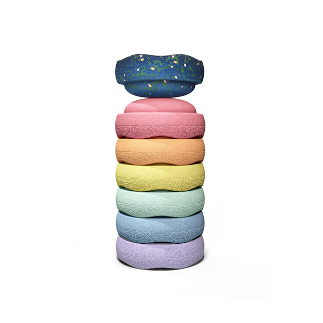 Stapelstein Spring Special Mini Pastel - Set of 7