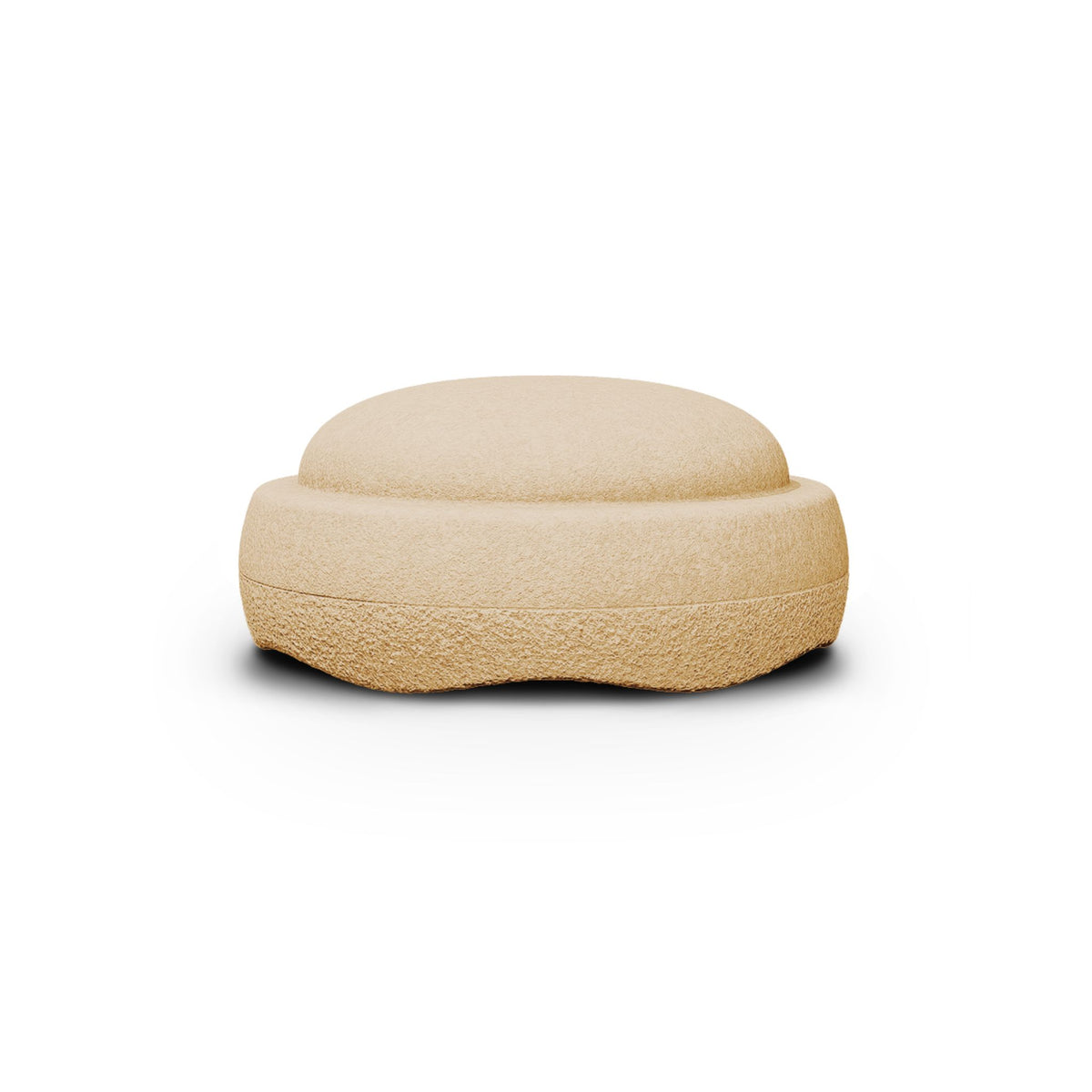 Stapelstein Stepping Stone in a textured beige, shown on a clean white background.