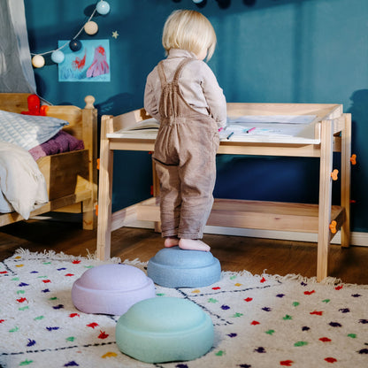 Stapelstein Stepping Stones Set of 3 - Cool Pastel