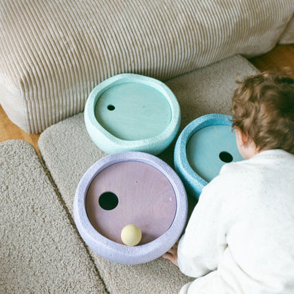 Stapelstein Stepping Stones Set of 3 - Cool Pastel