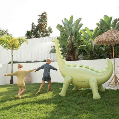 Sunnylife Into The Wild Dino Giant Sprinkler - Khaki