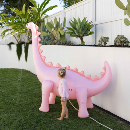 Sunnylife Into The Wild Dino Giant Sprinkler - Pink