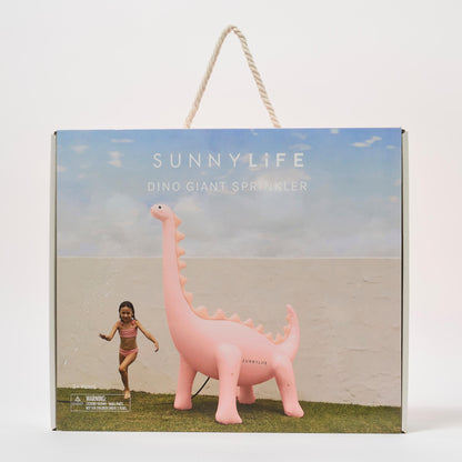Sunnylife Into The Wild Dino Giant Sprinkler - Pink