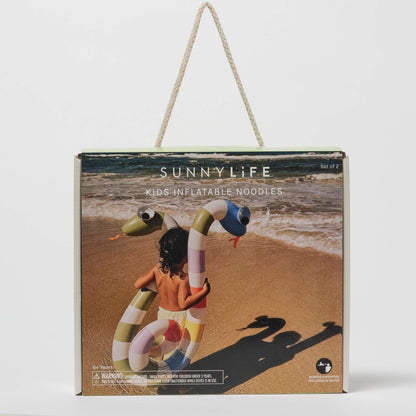Sunnylife Into The Wild Inflatable Noodle Set Of 2 - Multi
