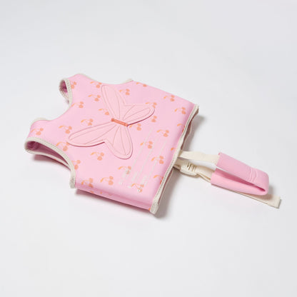 Sunnylife Into The Wild Kids Swim Vest - Candy Cherry
