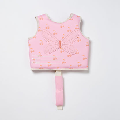 Sunnylife Into The Wild Kids Swim Vest - Candy Cherry