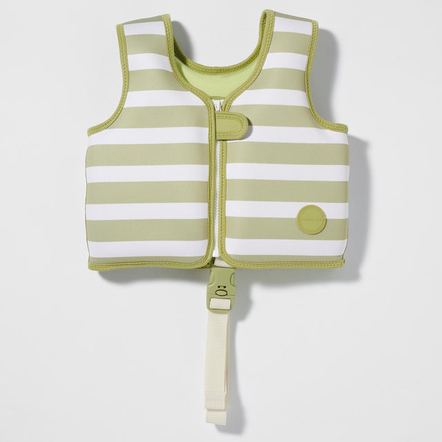 Sunnylife Into The Wild Kids Swim Vest - Khaki