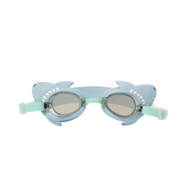 Sunnylife Melody Salty The Shark Mini Swim Goggles - Aqua