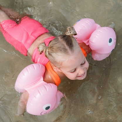 Sunnylife Poppy The Peach Inflatable Arm Bands - Pink