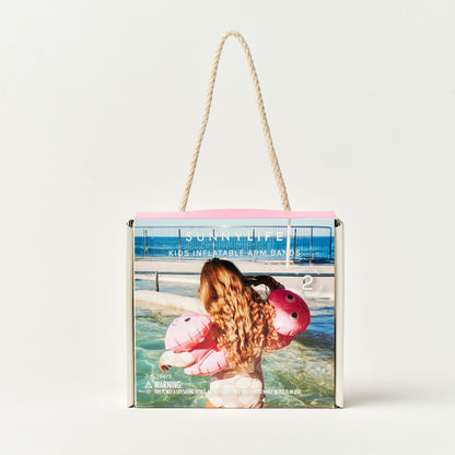 Sunnylife Poppy The Peach Inflatable Arm Bands - Pink