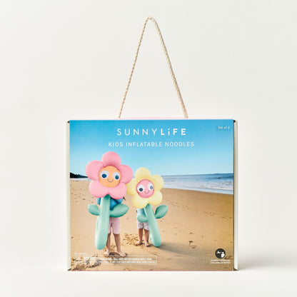 Sunnylife Poppy The Peach Inflatable Noodle Set Of 2 - Multi