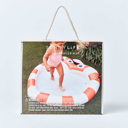 Sunnylife Poppy The Peach Sprinkler Mat - Multi