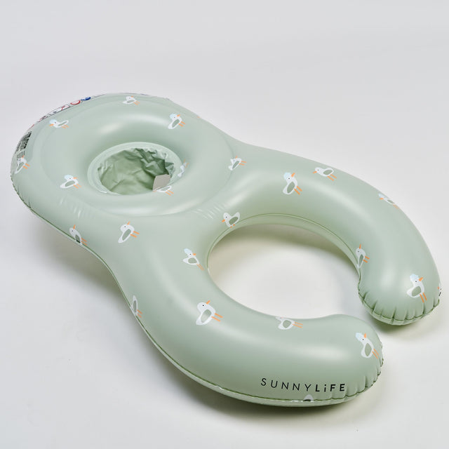 Sunnylife Sammy The Seagull Float Together Baby Seat - Green