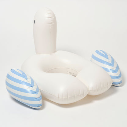 Sunnylife Sammy The Seagull Inflatable Pool Ring - Blue Stripe