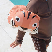 Sunnylife Tino The Tiger Inflatable Arm Bands - Clay