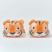 Sunnylife Tino The Tiger Inflatable Arm Bands - Clay