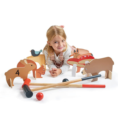 Tender Leaf Woodland Indoor Croquet Set