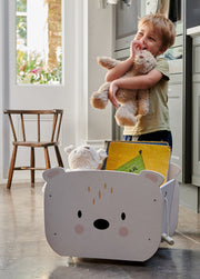 Tender Leaf Pull Along Bear Cart