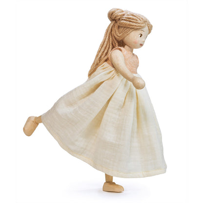 Tender Leaf Wooden Doll - Fearne