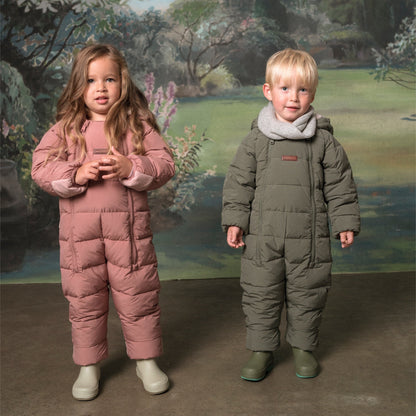 Toastie Quilted Snowsuit - Damask Pink
