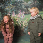 Toastie Quilted Snowsuit - Damask Pink