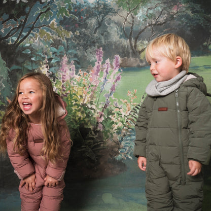 Toastie Quilted Snowsuit - Damask Pink