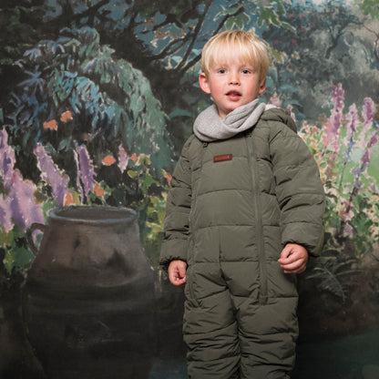 Toastie Quilted Snowsuit - Sage