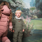Toastie Quilted Snowsuit - Damask Pink