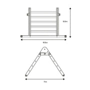 TP Active Tots Climbing Cube & Triangle with Slide/Bridge