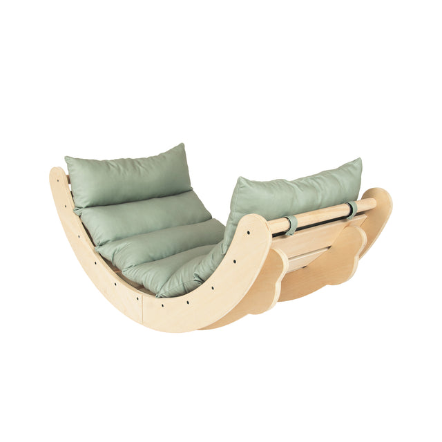 TP Active Tots Sway Wooden Rocker With Cushion