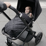 Tiba + Marl Universal Buggy Footmuff - Quilted Black