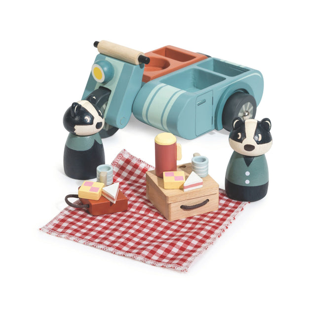 Tender Leaf Merrywood Tales Badger Picnic Motorbike Ride