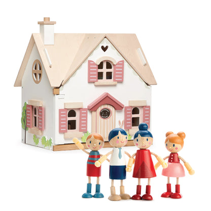 Tender Leaf Toys Cottontail Cottage & Doll Bundle