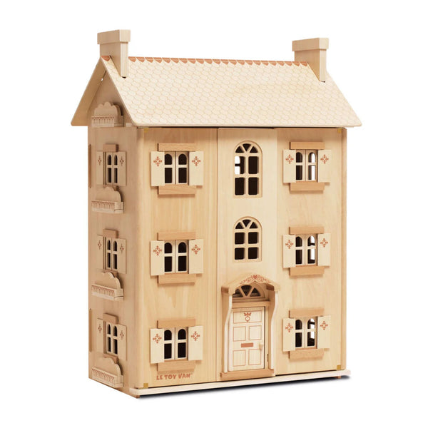 Le Toy Van The Grand Natural Wooden Dolls House | Scandiborn