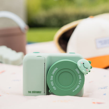 Zoofamily Zoo Print Digitial Camera - Dino Green