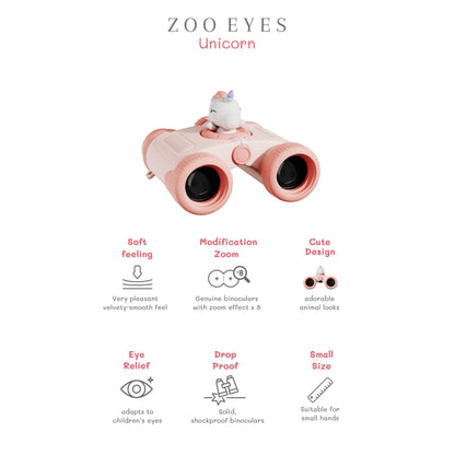 The Zoofamily Zoo Eyes Binoculars - Unicorn