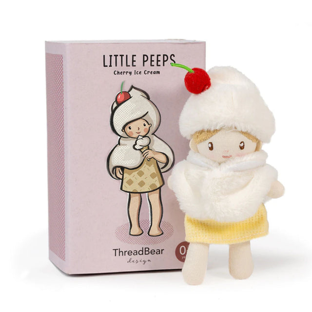 ThreadBear Design Little Peeps Cherry Ice Cream