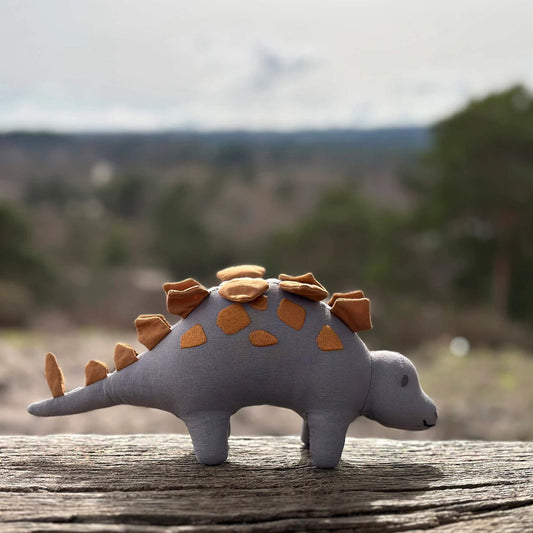 ThreadBear Steggy Linen Dinosaur Toy