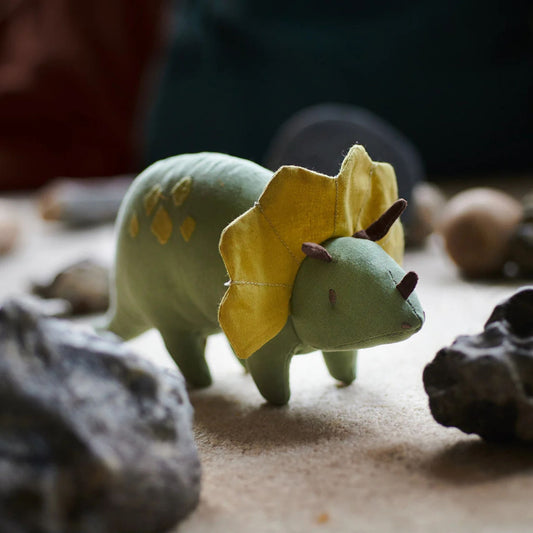 ThreadBear Trike Linen Dinosaur Toy