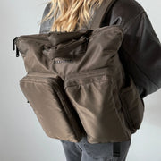 Tiba + Marl Ozzy Changing Tote Backpack 2.0 - Chocolate