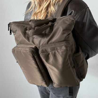 Tiba + Marl Ozzy Changing Tote Backpack 2.0 - Chocolate