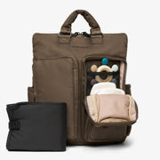 Tiba + Marl Ozzy Changing Tote Backpack 2.0 - Chocolate