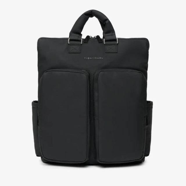 Tiba + Marl Ozzy Changing Tote / Backpack 2.0 - Matte Black