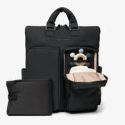 Tiba + Marl Ozzy Changing Tote / Backpack 2.0 - Matte Black