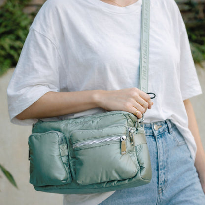 Tiba + Marl Axel Buggy Organiser / Changing Bag - Sage Green