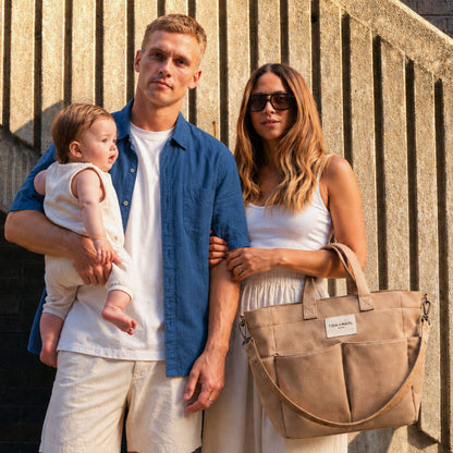 Tiba + Marl Canvas Pocket Tote - Desert