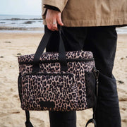 Tiba + Marl XL Insulated Cool Bag - Leopard Print
