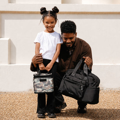 Tiba + Marl Phoenix Eco Holdall Changing Bag - Black Nylon