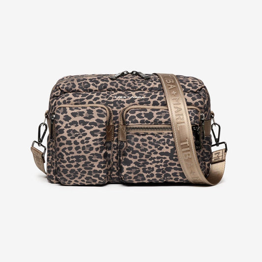 Tiba + Marl Axel Buggy Organiser / Changing Bag - Brown Tonal Leopard