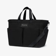 Tiba + Marl Canvas Pocket Tote -  Black